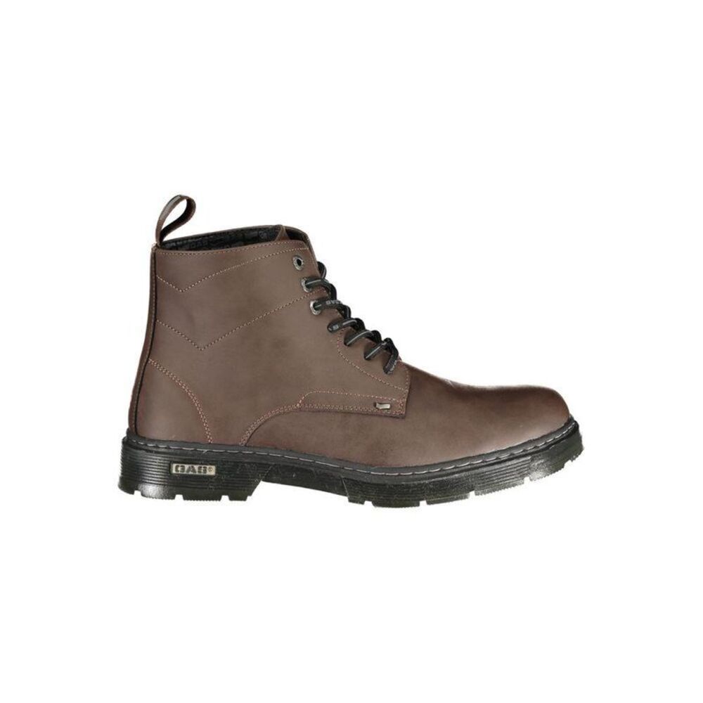 Gas Poliuretano Ankle Boot with Sturdy Sole and Lace-Up Design Men Brown Boots